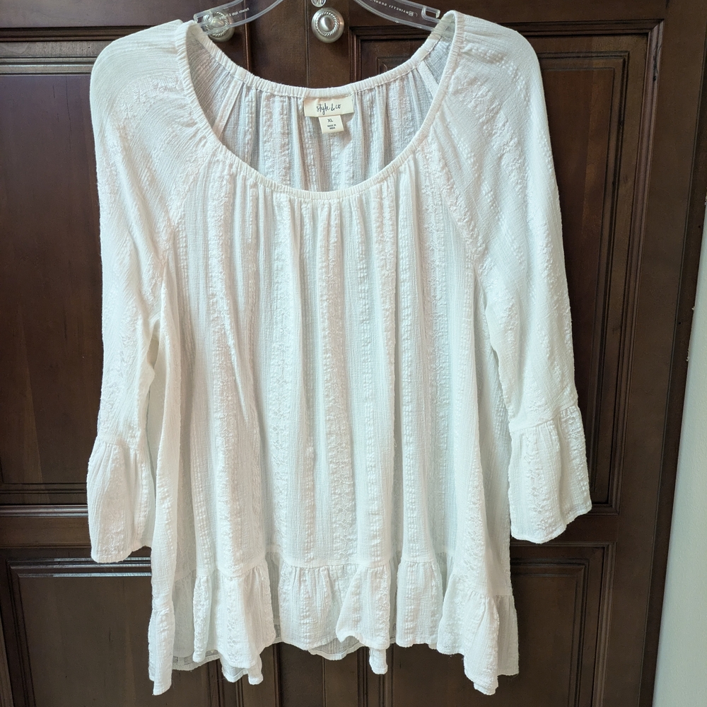Stylish White Women's Top
